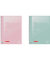 Collegeblock 10-6732796 Student Pastell, Lineatur 27 / liniert mit Rand innen/außen, A4, 90g, grün/rosa, 80 Blatt