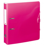 Ordner Wave 102043726, A4 70mm breit Kunststoff vollfarbig pink