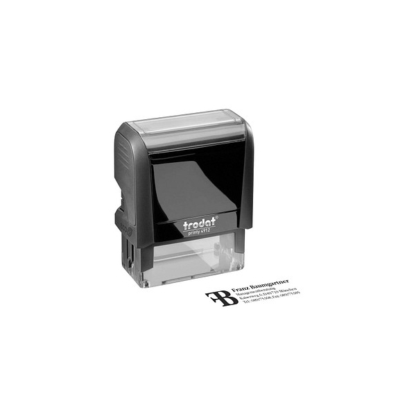 9008056024002 - Textstempel individualisierbar printy 4912 selbstfärbend schwarz mit Logo 1 St 9008056024002 - Textstempel individualisierbar printy 4912 selbstfärbend schwarz mit Logo 1 St