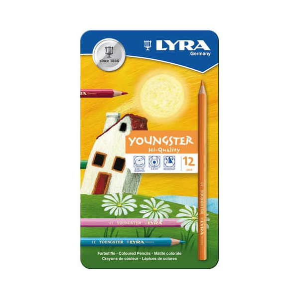 4084900230619 - L2411120 Farbstifte Youngster Metalletui 4084900230619 12 Stück