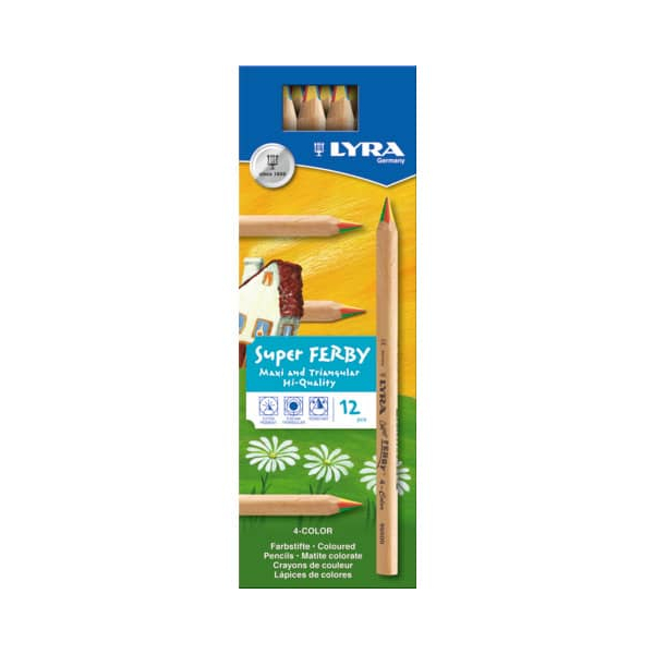 4084900451779 - Farbstift SuperFerby 4-Color 4084900451779 L3710500 12 Stück 4084900451779 - Farbstift SuperFerby 4-Color 4084900451779 L3710500 12 Stück