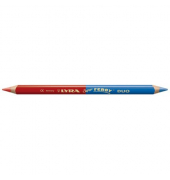 Buntstifte DUO Ferby, L3790504, rot+blau, dreikant
