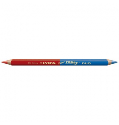 Buntstifte DUO Ferby, L3790504, rot+blau, dreikant