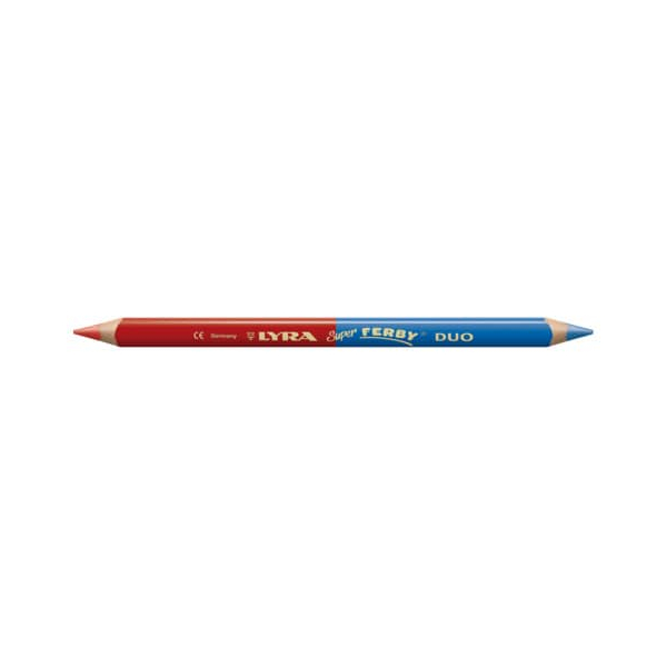 12 Stück Lyra Farbstift Super FERBY DUO rotblau 4084900452226 Lyra