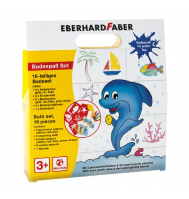 EBERHARD FABER Badespaß Box Bad-Buntstifte farbsortiert