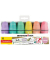 Textmarker pastell Mini, 551403, Etui, 6-farbig sortiert, 2-5mm Keilspitze