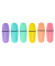Textmarker pastell Mini, 551403, Etui, 6-farbig sortiert, 2-5mm Keilspitze