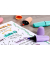 Textmarker pastell Mini, 551403, Etui, 6-farbig sortiert, 2-5mm Keilspitze