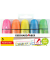 Textmarker Glitzer neon Mini, 551408, Etui, 5-farbig sortiert, 2-5mm Keilspitze