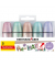 Textmarker Glitzer pastell Mini, 551409, Etui, 5-farbig sortiert, 2-5mm Keilspitze