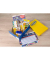 Aufbewahrungsbox Winner Schulestarter Set 560141, außen 22x31x10cm, Karton blau/gelb