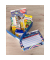 Aufbewahrungsbox Winner Schulestarter Set 560141, außen 22x31x10cm, Karton blau/gelb