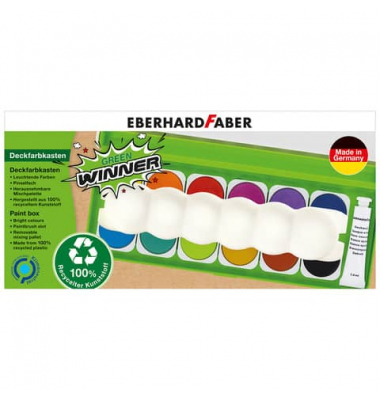 EBERHARD FABER Green Winner Wasserfarbkasten 12 Farben