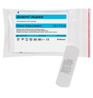Pflaster 1009179, 1 Packung &aacute; 50 St&uuml;ck, 2,5x7,2cm (BxL)