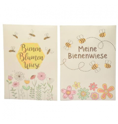 Wundert&uuml;te 41685 , "Blumenwiese", in Papiert&uuml;te