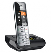 COMFORT 500A Schnurlostelefon mit Anrufbeantworter schwarz-silber