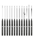 Fineliner-Set Blackliner, MO200495, schwarz (Schreibfarbe: schwarz), 0,05, 0,1, 0,2, 0,3, 0,4, 0,5, 0,7, 0,9, 1mm