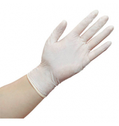 unisex Einmalhandschuhe white grip transparent Größe S 100 St.