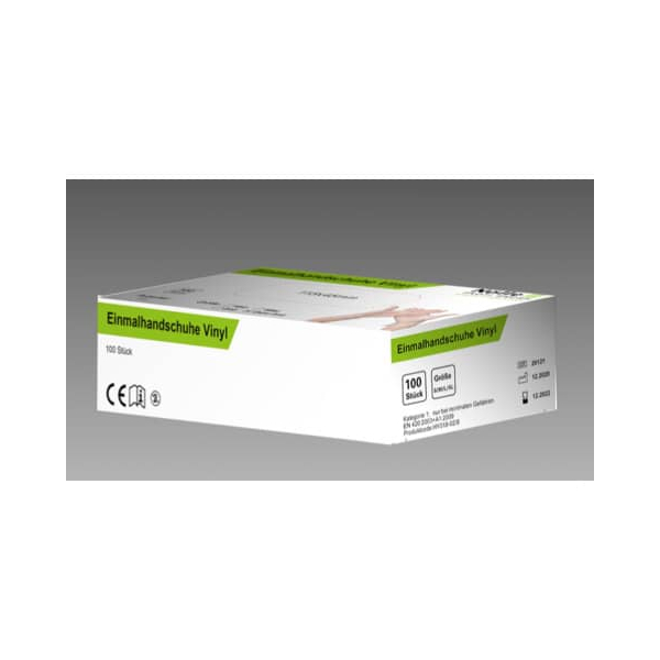 4250560523532 - Einweghandschuhe HASK Vinyl lebensmittelecht weiß Größe XL 4250560523532 100 Stück