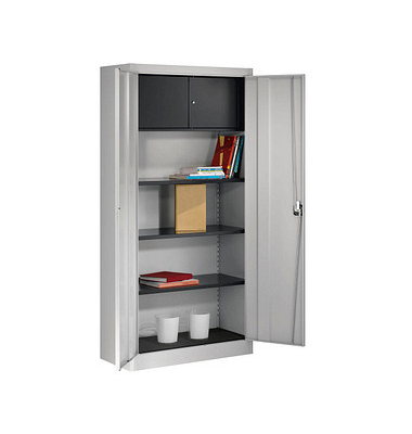 mauser Stahlschrank 790065A0 lichtgrau 95,0 x 42,0 x 195,0 cm