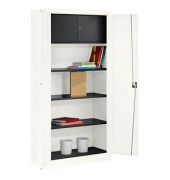 mauser Stahlschrank 790065A1 reinweiß 95,0 x 42,0 x 195,0 cm
