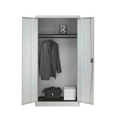 mauser Stahlschrank 790126A0 lichtgrau 95,0 x 50,0 x 195,0 cm