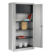 mauser Stahlschrank 790217A0 lichtgrau 95,0 x 50,0 x 195,0 cm