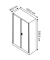 mauser Stahlschrank 790392A0 lichtgrau 120,0 x 50,0 x 220,0 cm