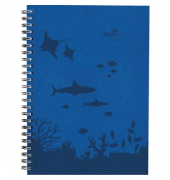 Buchkalender 103115, Nature Line Ocean, dunkelblau, 1 Woche / 2 Seiten, 15x21cm (A5), 2026
