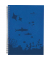 Buchkalender 103115, Nature Line Ocean, dunkelblau, 1 Woche / 2 Seiten, 15x21cm (A5), 2027