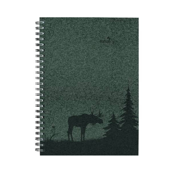 4069095002548 - Buchkalender 103117 Nature Line Pine dunkelgrün 1 Woche   2 Seiten 15x21cm (A5) 2025 4069095002548 ALPHA EDITION