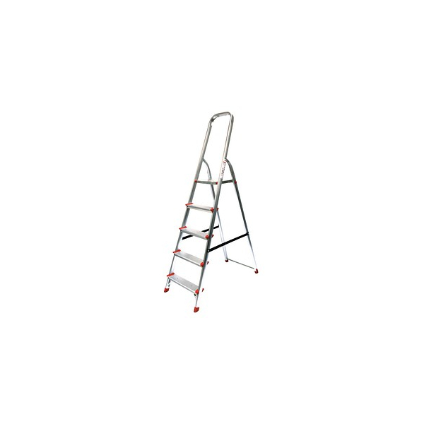 4260054775118 - Stehleiter alu 5 Stufen H 1800 cm 4260054775118 SZ Metall 4260054775118 - Stehleiter alu 5 Stufen H 1800 cm 4260054775118 SZ Metall