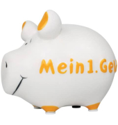 Spardose Schwein (klein) 100841 , "Schriftzug Mein 1.Geld"