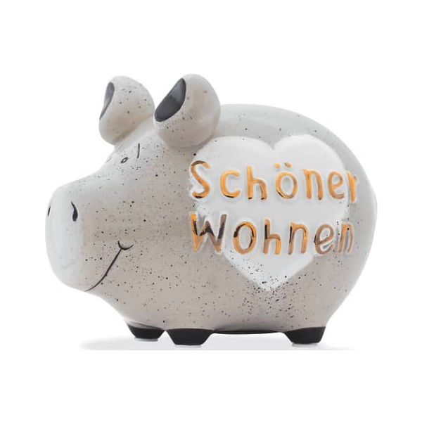 3 Stück KCG Spardose Schwein (klein) 101655 , Schöner Wohnen 4260185596941 KCG