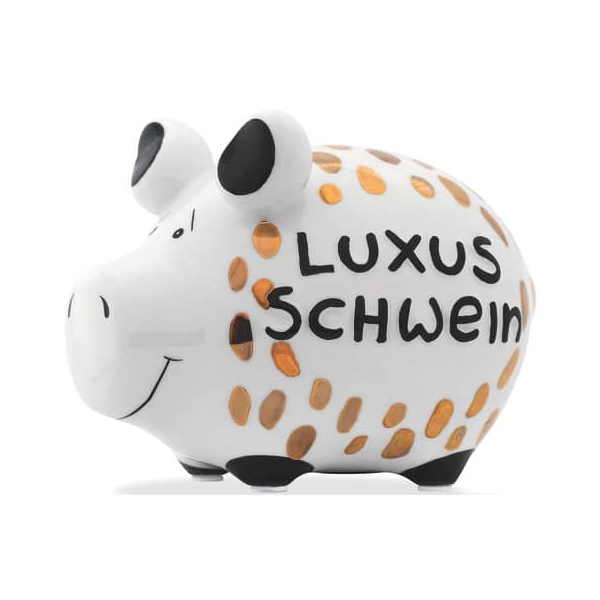 3 Stück KCG Spardose Schwein (klein) 101667 , Luxusschwein 4260185597030 KCG