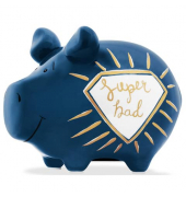 Spardose Schwein (klein) 101694 , "Super Dad"
