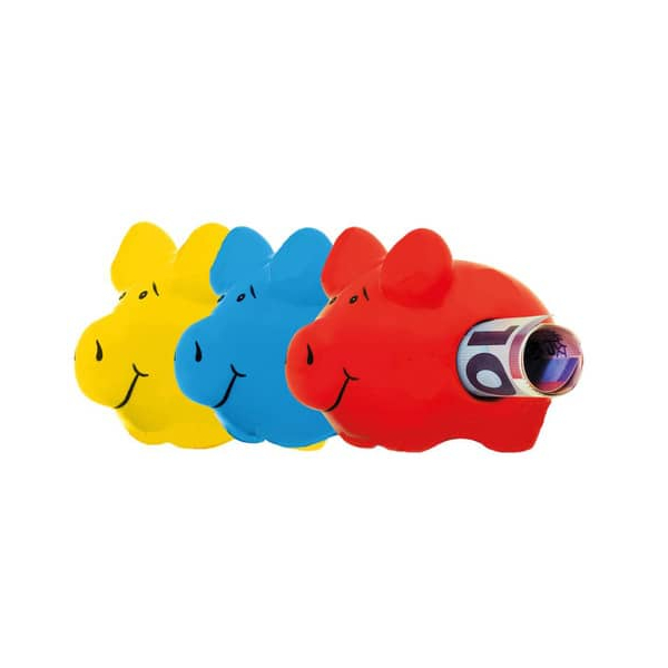 24 Stück KCG Spardose Schwein (mini) 101691 , Bunt 4260185597146 KCG