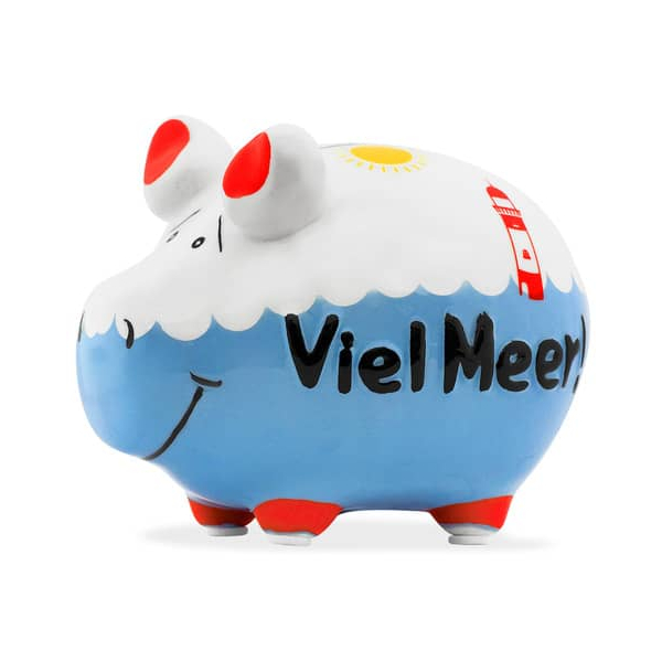 3 Stück KCG Spardose Schwein (klein) 101730 , Viel Meer! 4260185597368 KCG