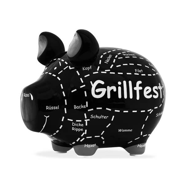 2 Stück KCG Spardose Schwein (mittel) 101752 , Grillfest 4260185597382 KCG