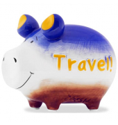 Spardose Schwein 101768 klein "Travel" 12,5x9cm