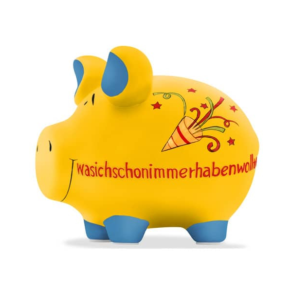 2 Stück KCG Spardose Schwein (mittel) 101815 , Wasichschonimmerhab 4260185597689 KCG