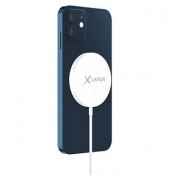 XLAYER Wireless Charging Pad Magnetic Induktive Ladestation weiß 1,5 m, 15 Watt
