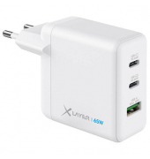 XLAYER Powercharger 65W Ladeadapter weiß, 65 Watt