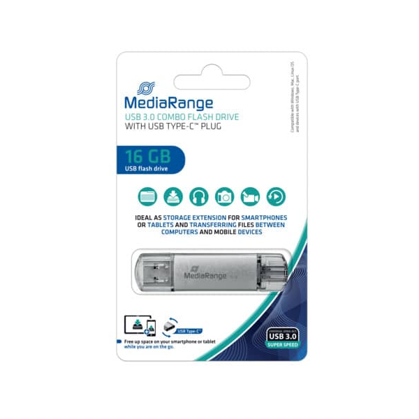 4260459614159 - MR935 Media Range USB-Stick 16 GB USB 31 combo mit USB Type-C MR935 4260459614159