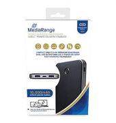 Powerbank MR753, schwarz/silber, 10000 mAh
