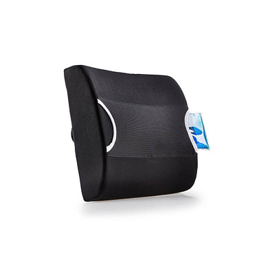 Maximex Rückenstütze für Bürostuhl schwarz für Bürostühle