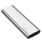 externes USB Type-C® Laufwerk SSD - 960 GB, silber