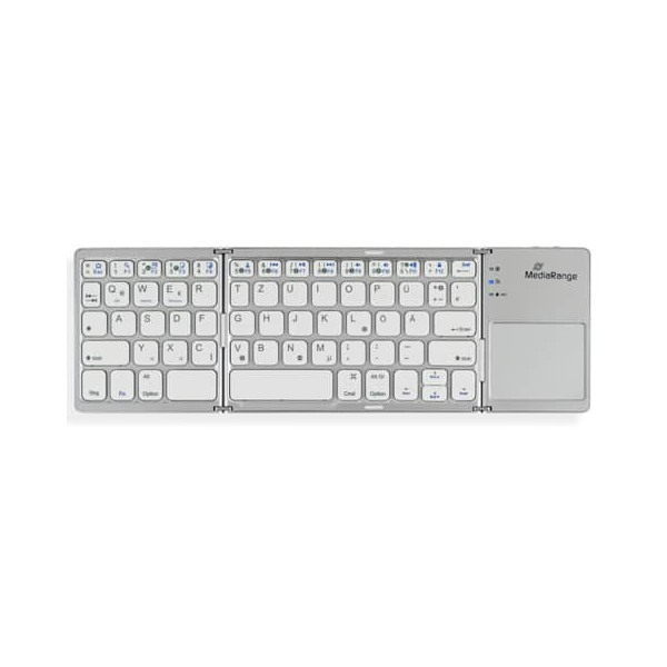 4260664871781 - MROS133 Media Range Tastatur Wireless 63 Ta faltbar Toch DE silber MROS133 4260664871781 4260664871781 - MROS133 Media Range Tastatur Wireless 63 Ta faltbar Toch DE silber MROS133 4260664871781