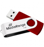 USB-Stick MR907 rot, silber 4 GB
