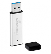 MediaRange USB-Stick MR1903 silber, schwarz 256 GB